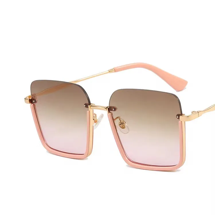 نظارات نسائية انيقه بتدرج الوان  - Elegant women's glasses with gradient colors