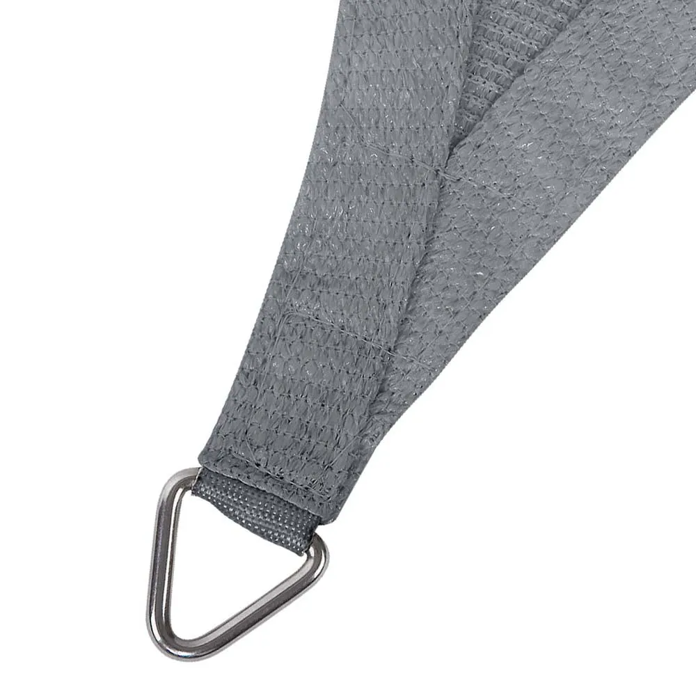 280GSM Shadecloth Canopy Shade Sail Shade Cloth Square Grey 6 x 6m