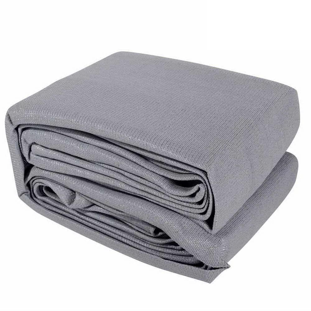 280GSM Shadecloth Canopy Shade Sail Shade Cloth Triangle Grey 5x5x5m