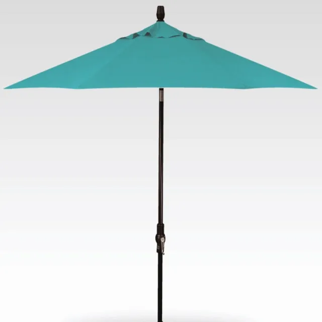 9ft Auto Tilt Umbrella - Canvas Aruba