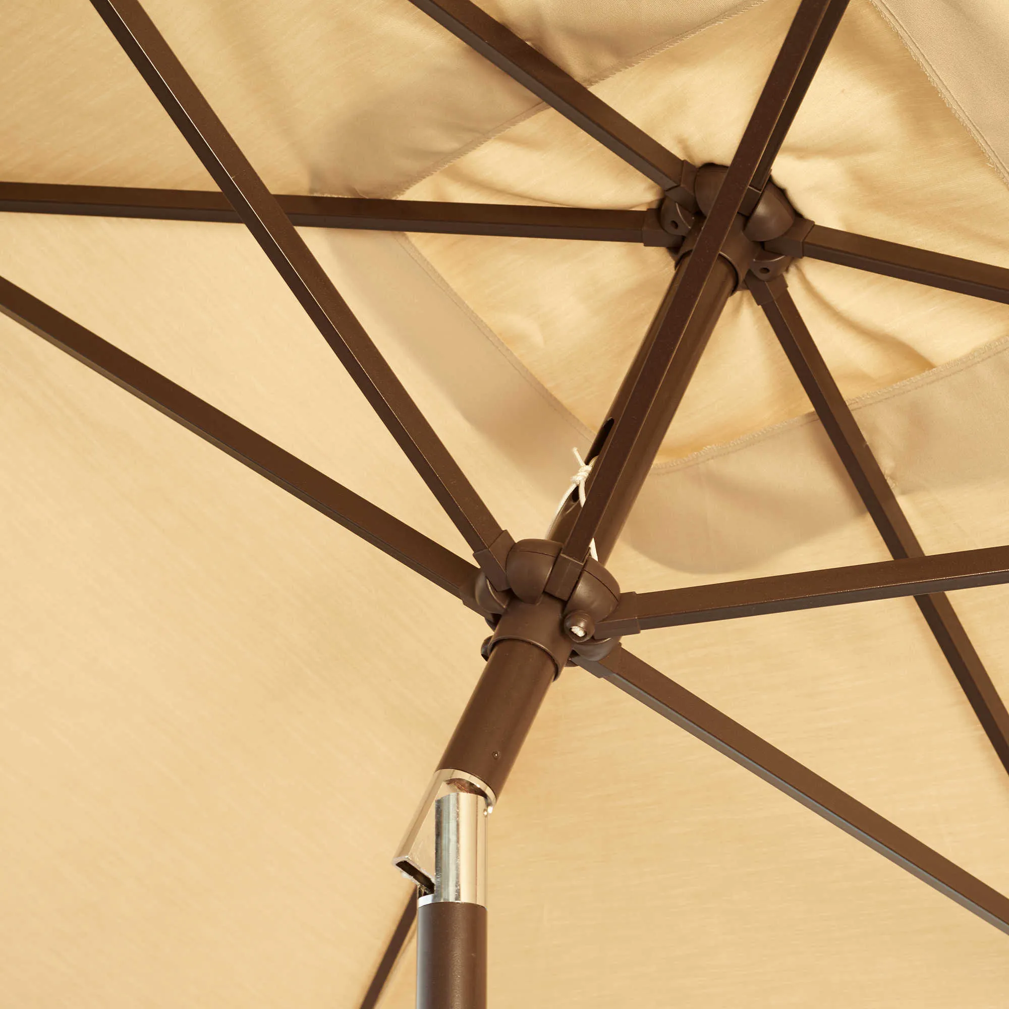 Adriatic 6.5-ft x 10-ft Rectangular Market Umbrella in Sunbrella Acrylic