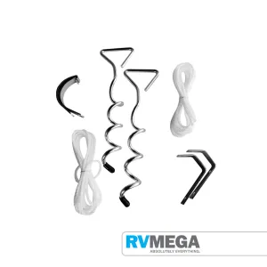 Awning Stabilizer Kit With Screw In Pegs