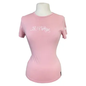 B Vertigo 'Daniele' Short Sleeve Tee  in Silver Pink - Women's 10 (Medium)