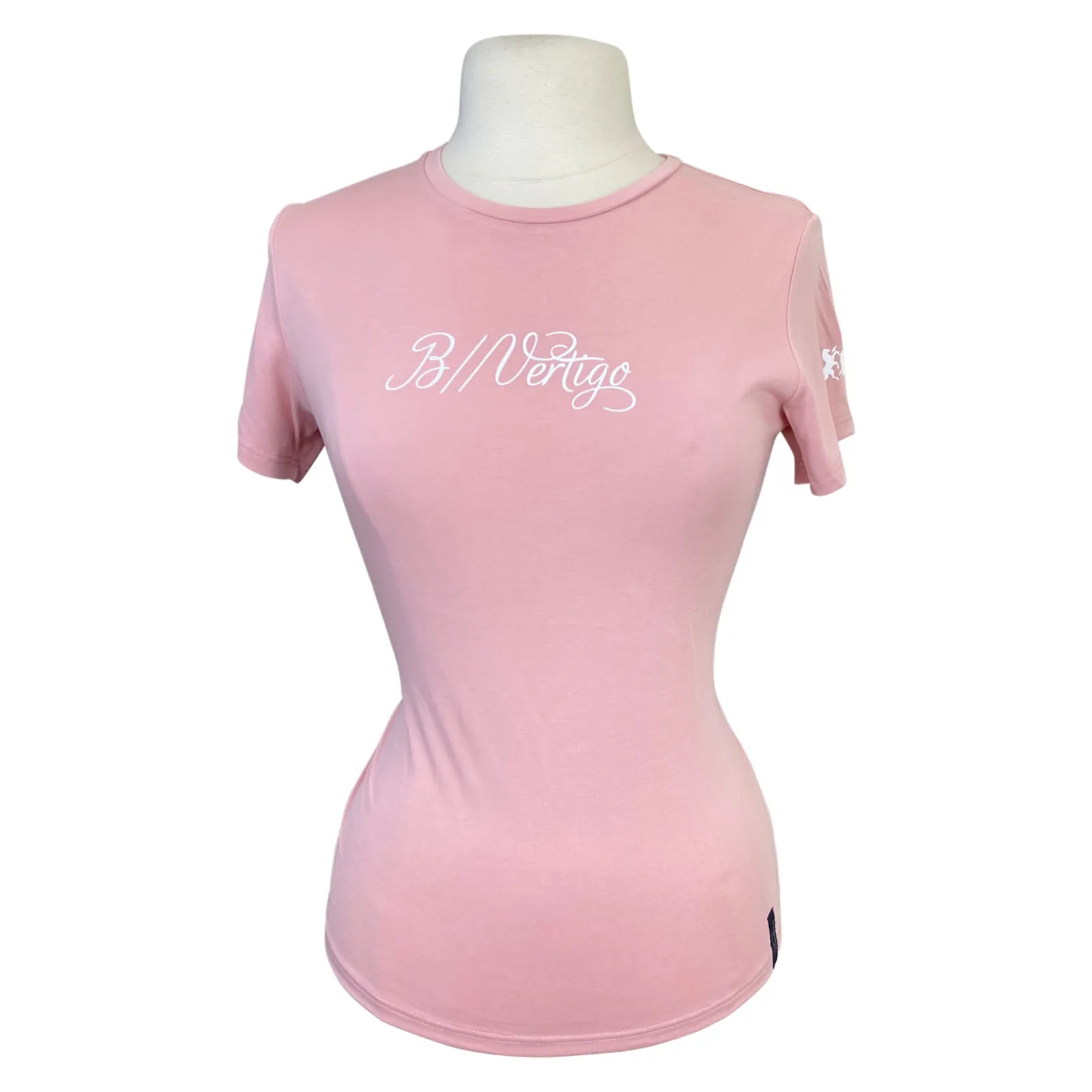 B Vertigo 'Daniele' Short Sleeve Tee  in Silver Pink - Women's 10 (Medium)