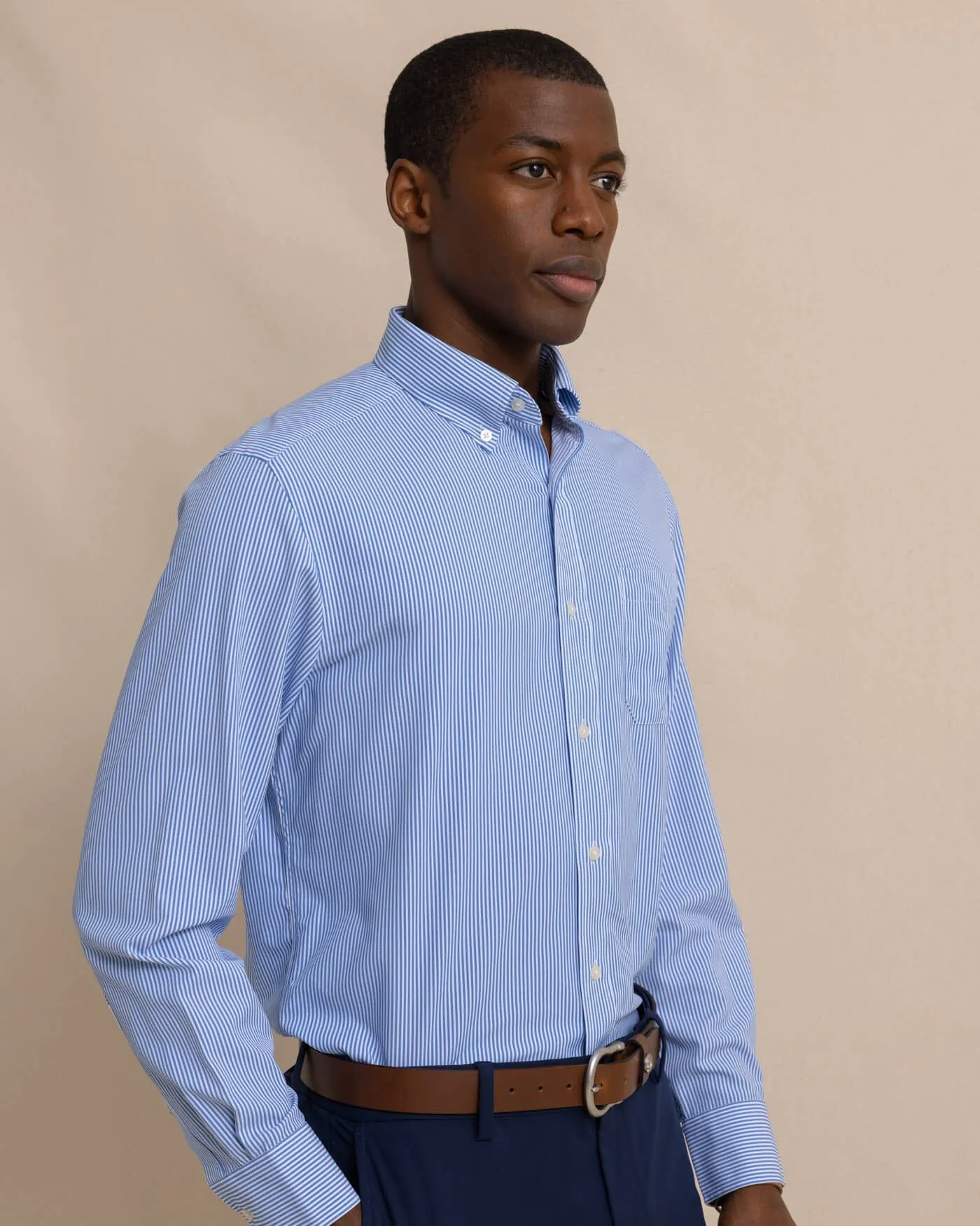 Bengal Stripe brrr°® Intercoastal Sport Shirt