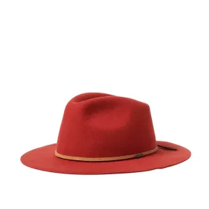 Brixton Wesley Packable Fedora - Phoenix Orange/Natural