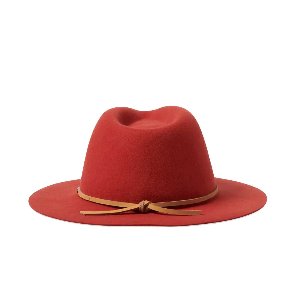 Brixton Wesley Packable Fedora - Phoenix Orange/Natural