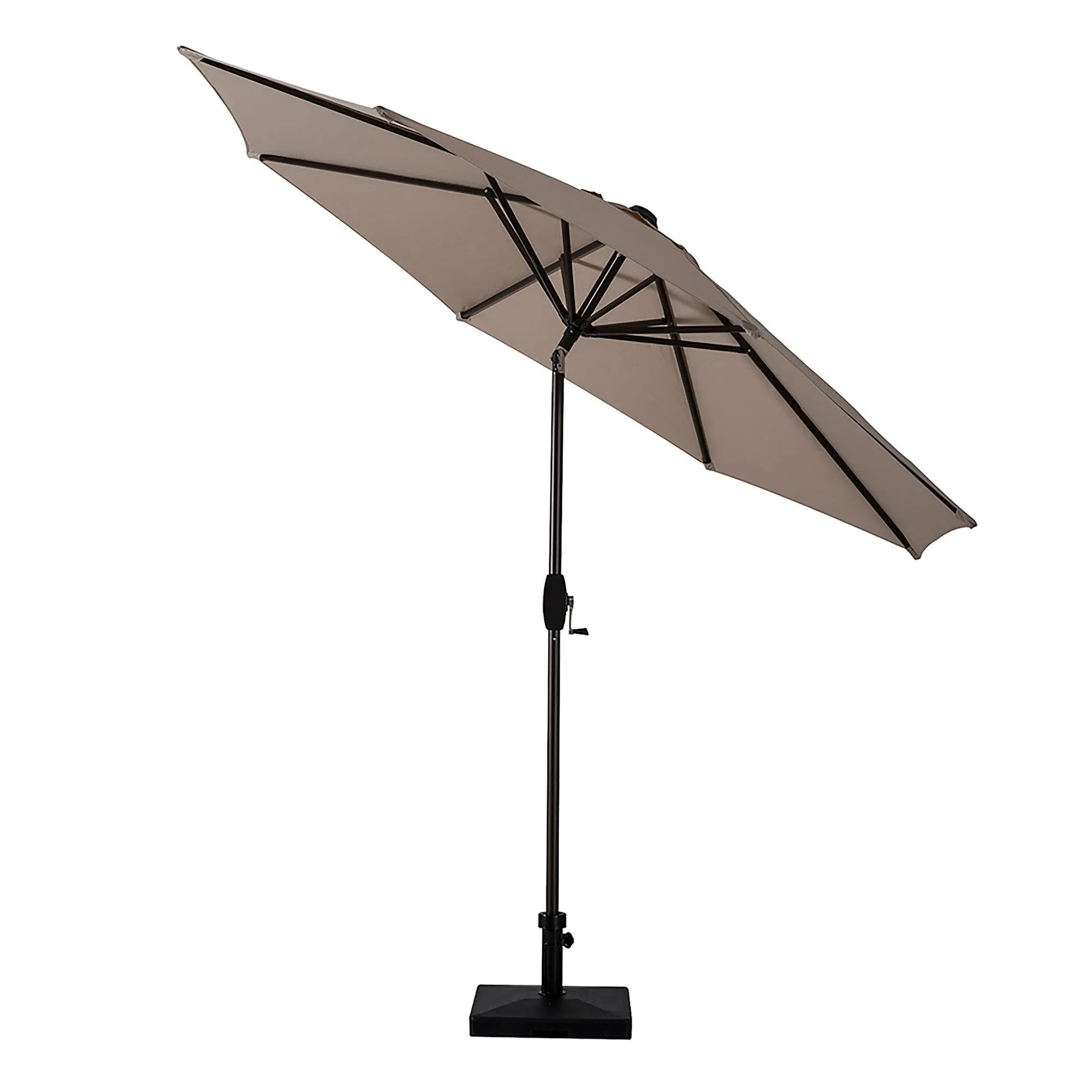 Cabana 9 Ft Patio Umbrella with Square Plastic Base Included