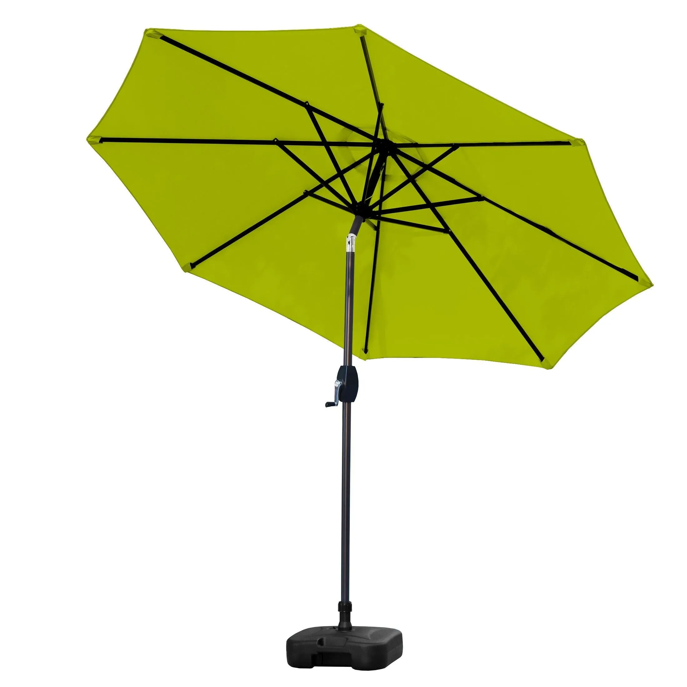 Cabana 9 Ft Patio Umbrella with Square Plastic Base Included