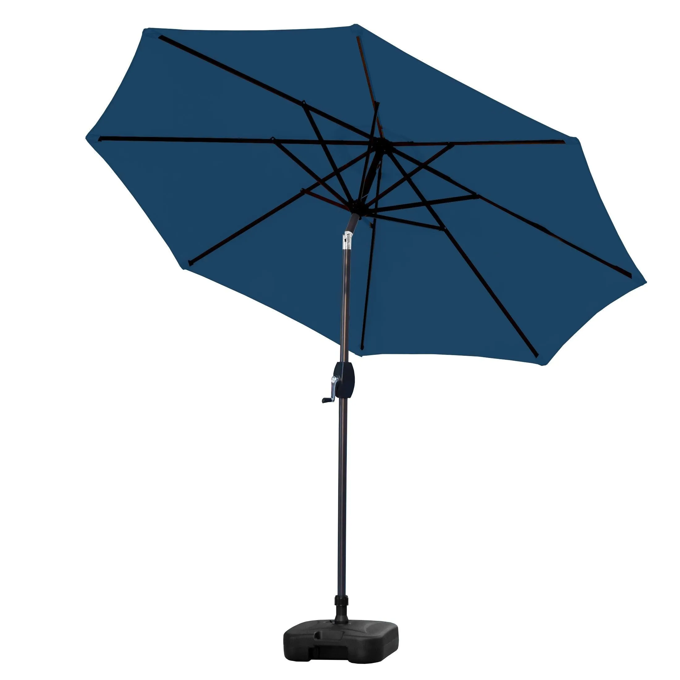 Cabana 9 Ft Patio Umbrella with Square Plastic Base Included