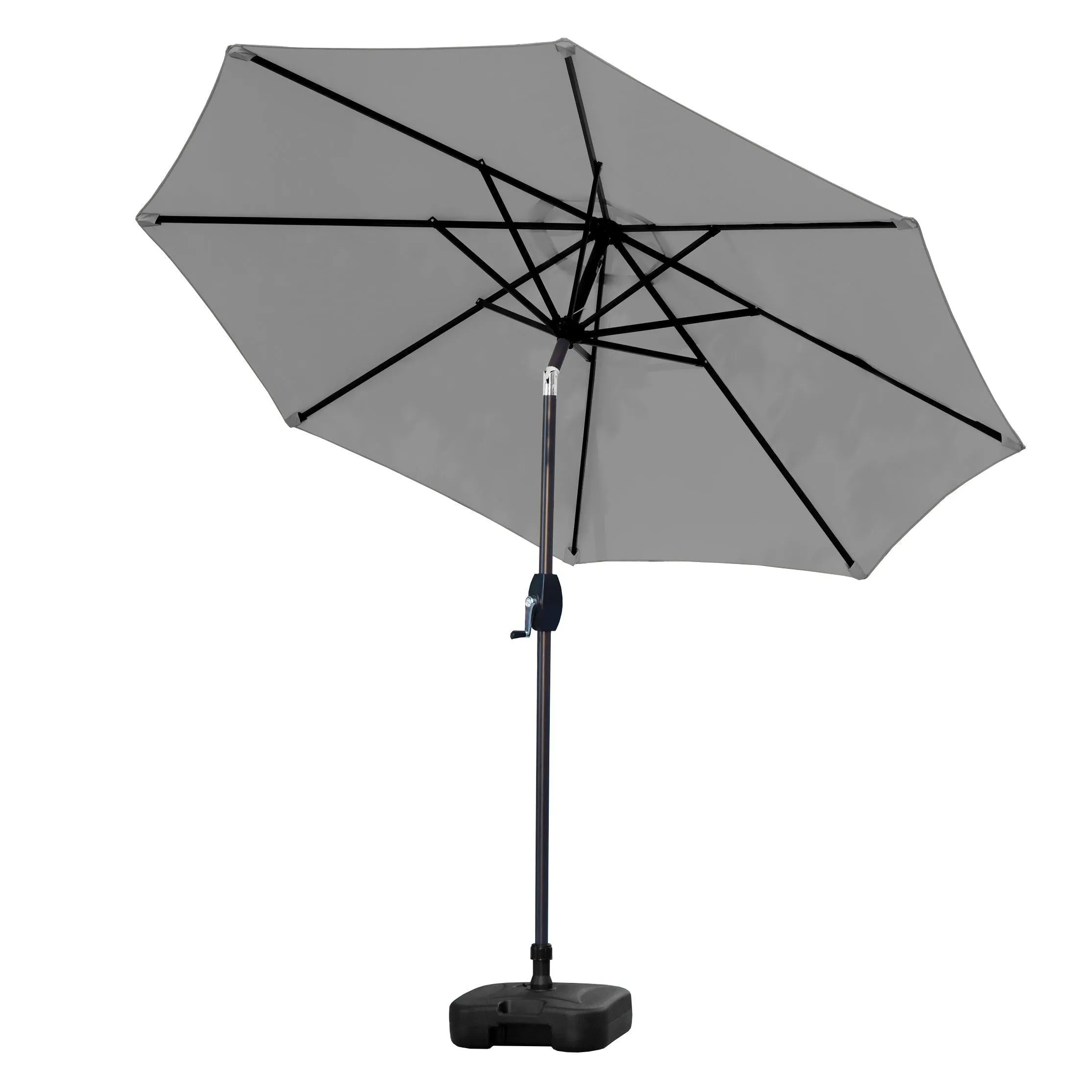 Cabana 9 Ft Patio Umbrella with Square Plastic Base Included