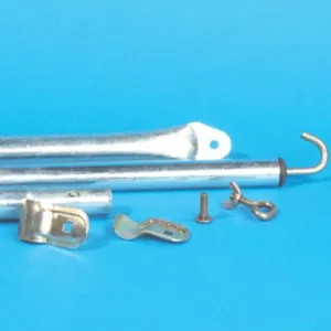Caravan Awning Roof Pole Steel with Adjustable Clamp End 19/22mm
