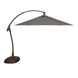 Cast Slate Sunbrella® - Cantilever Umbrella - Bronze Frame - 11 ft.