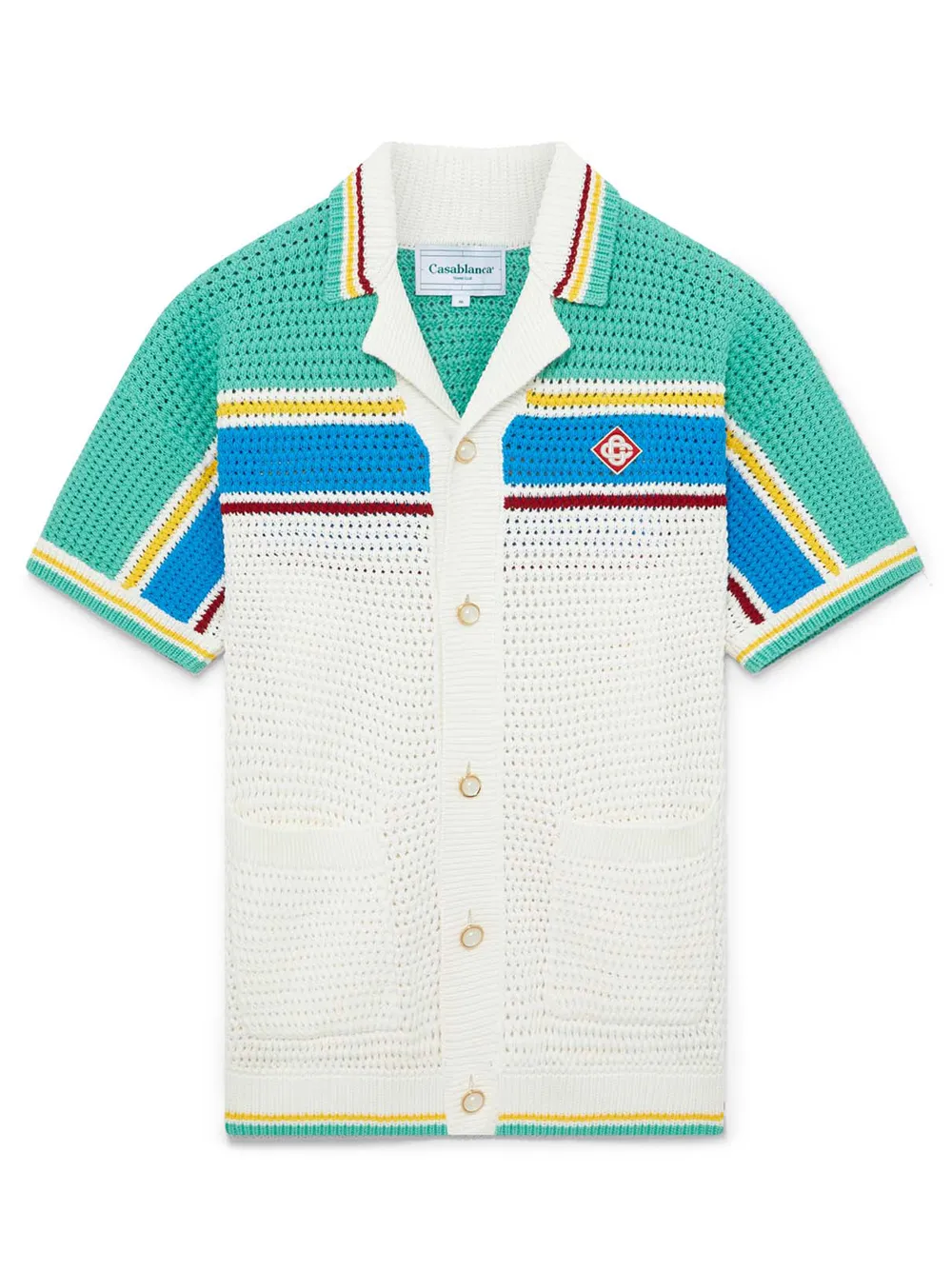 Crochet Effect Tennis Shirt