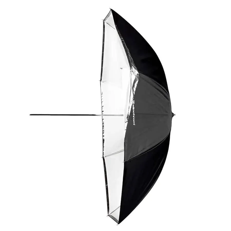 ELINCHROM 2:1 SHALLOW WHITE/TRANS UMBRELLA 85cm