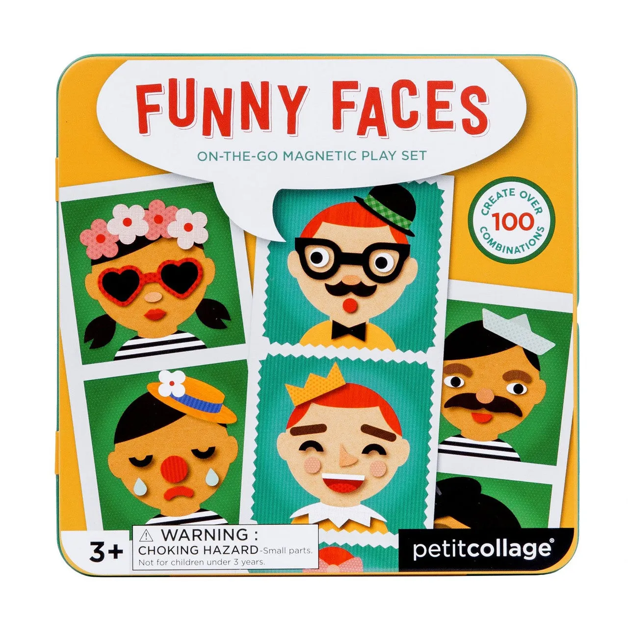 Funny Faces On-The-Go Magnetic Play Set