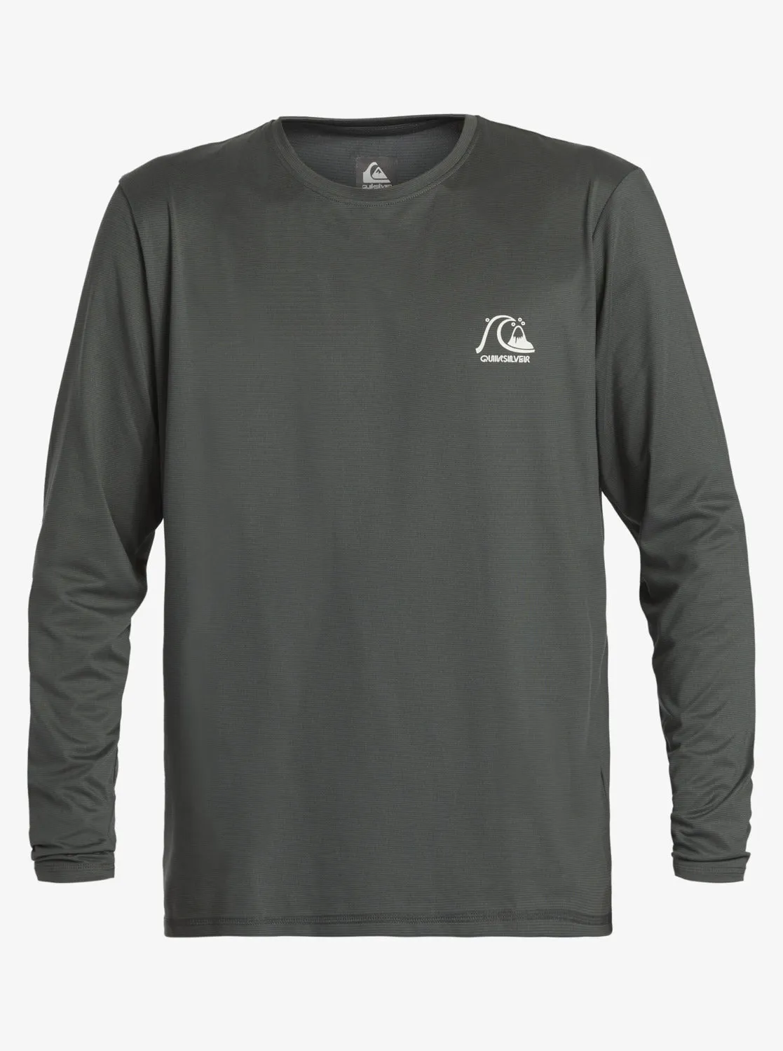 Heritage Heather Hooded Long Sleeve UPF 50 Surf Tee - Iron Gate