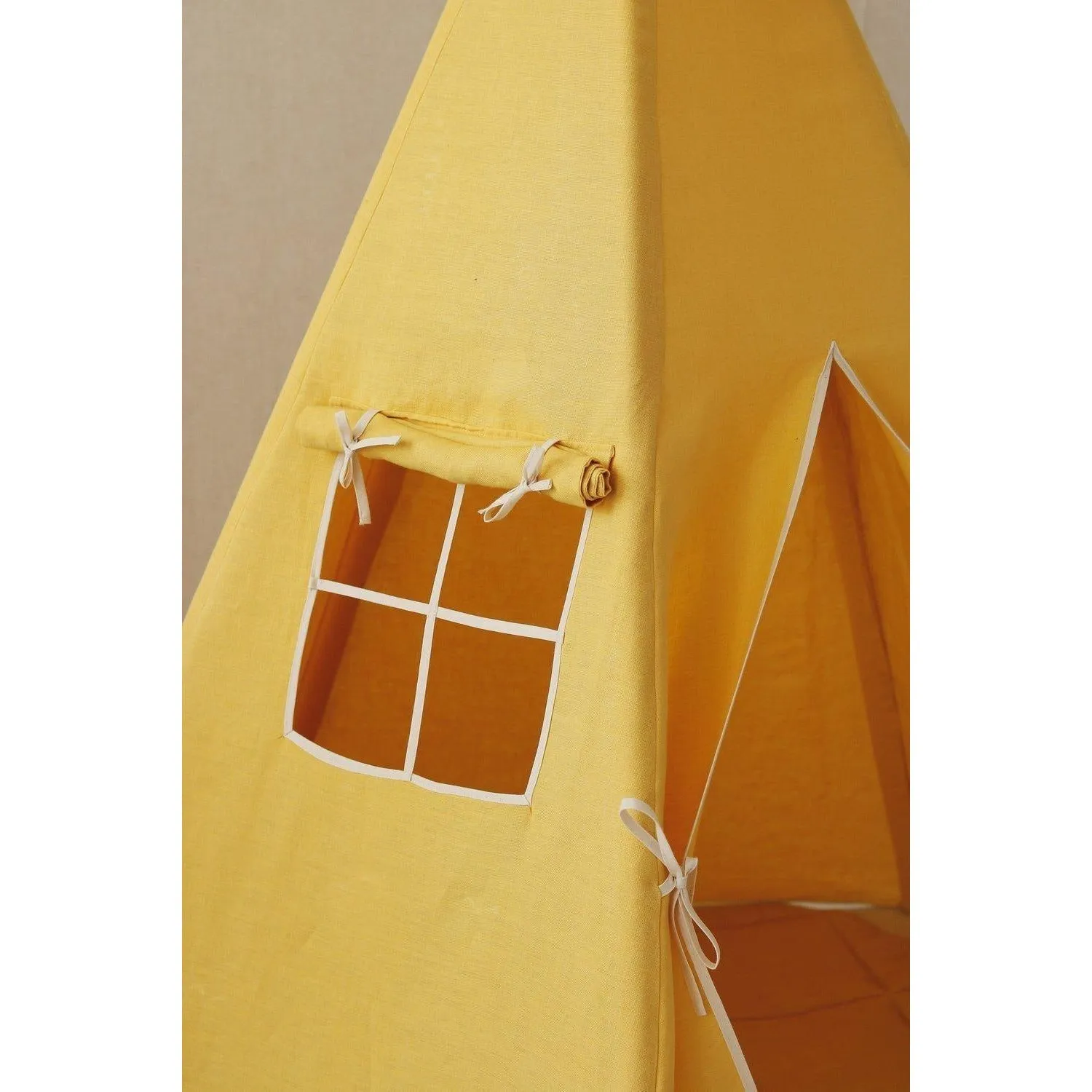 Honey Linen Teepee Tent