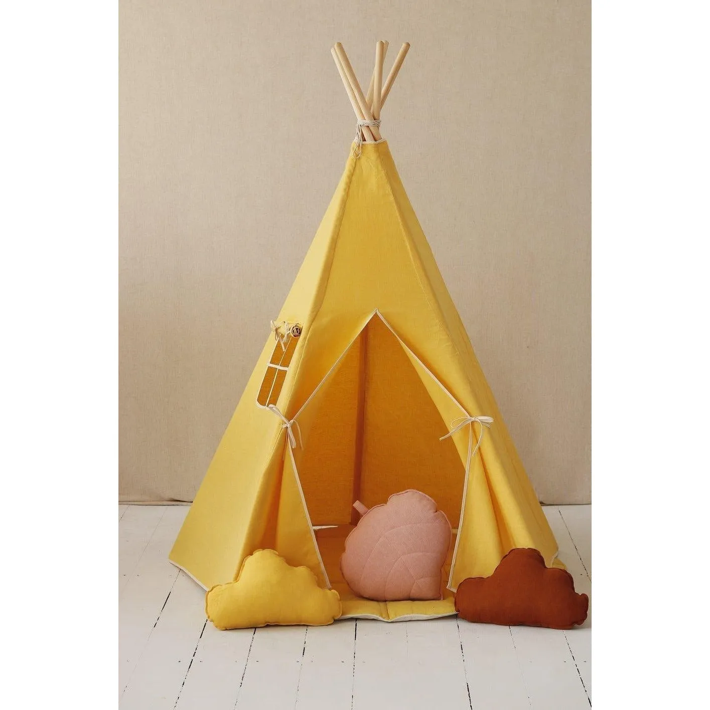 Honey Linen Teepee Tent