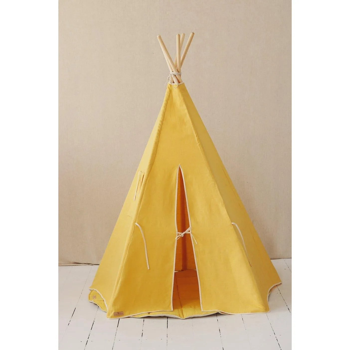 Honey Linen Teepee Tent