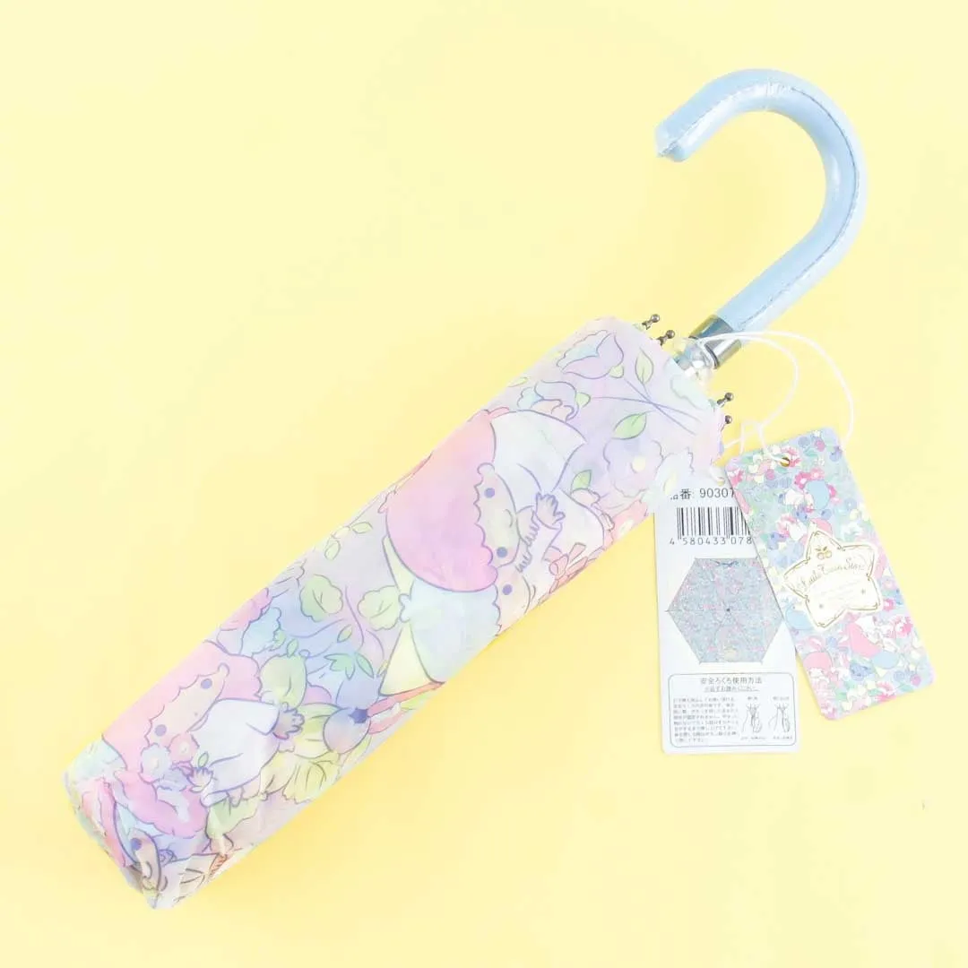 Little Twin Stars Floral Paradise Portable Foldable Umbrella