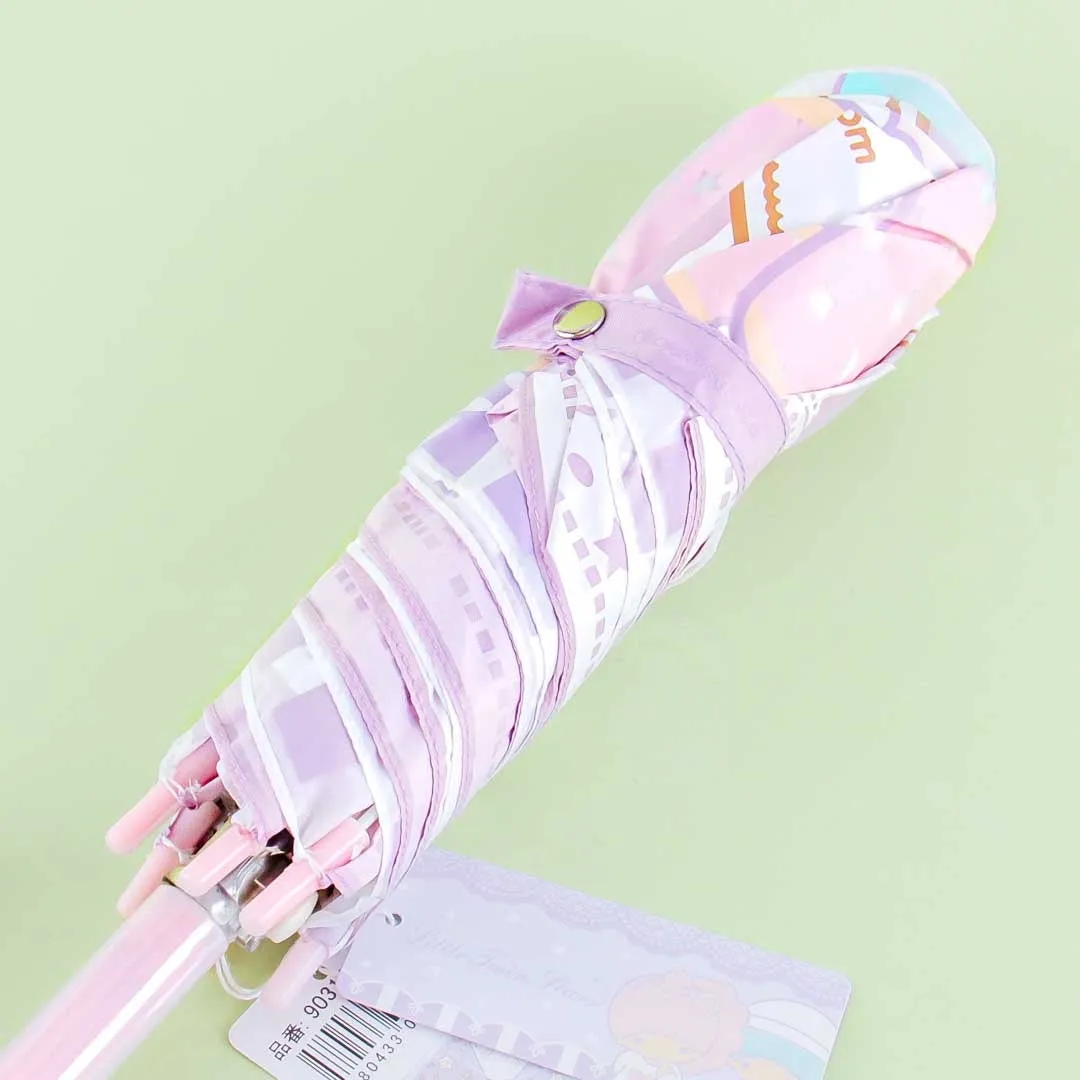 Little Twin Stars Sweet Dreams Portable Foldable Umbrella