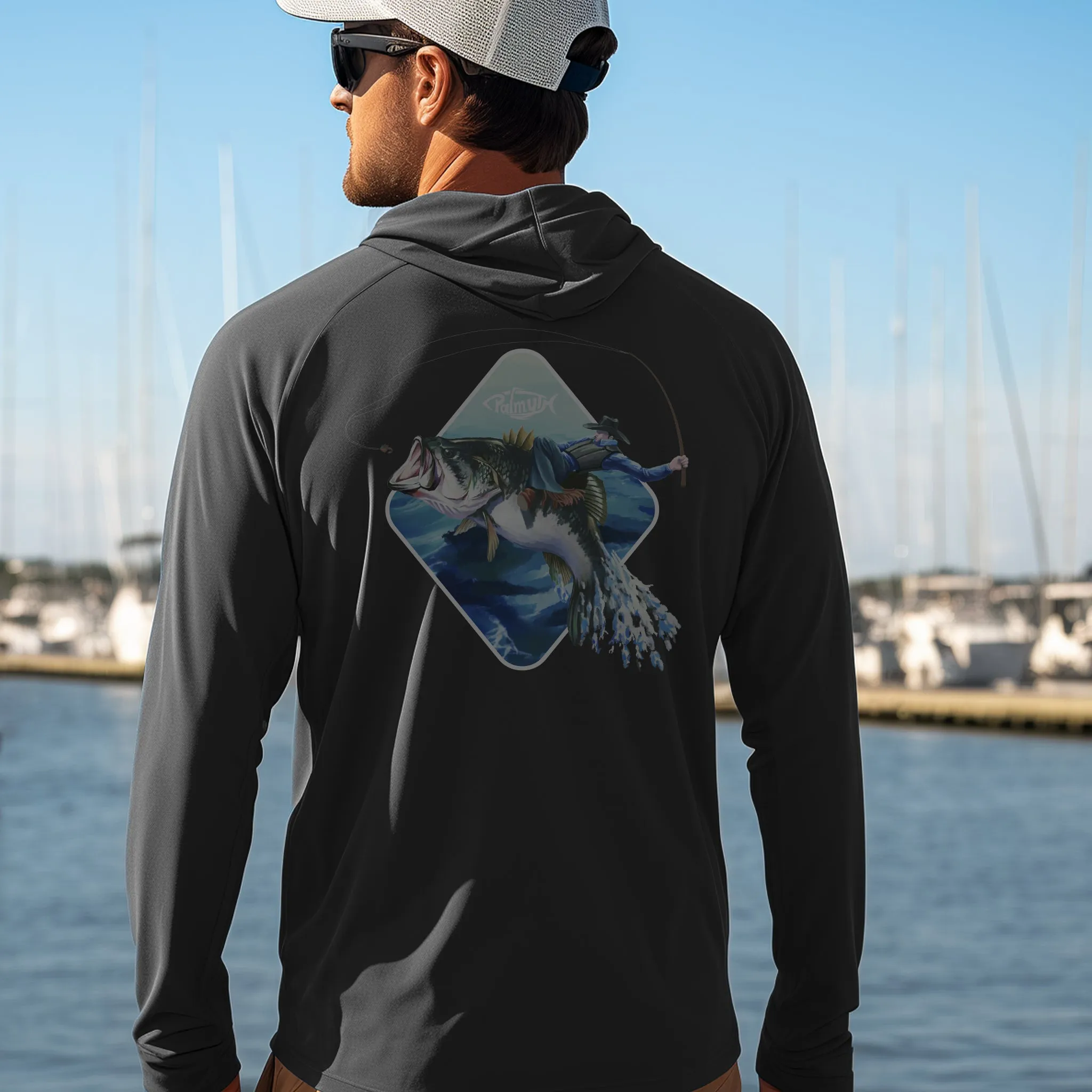 Men Long Sleeve Hoody UPF 50  Shirts