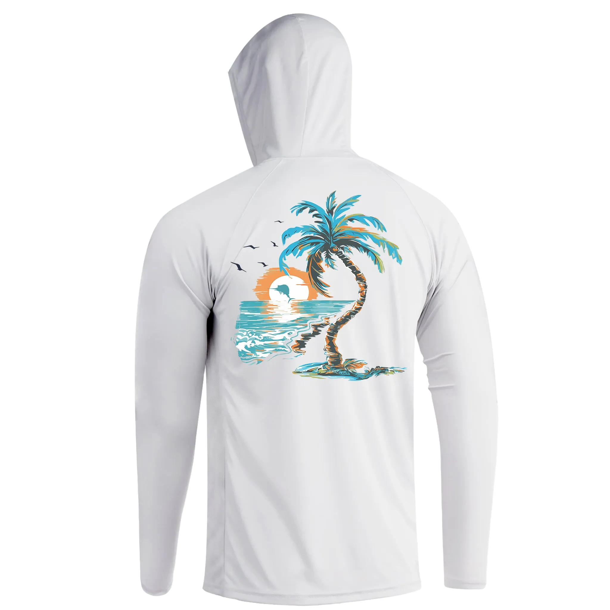 Men Long Sleeve Hoody UPF 50  Shirts