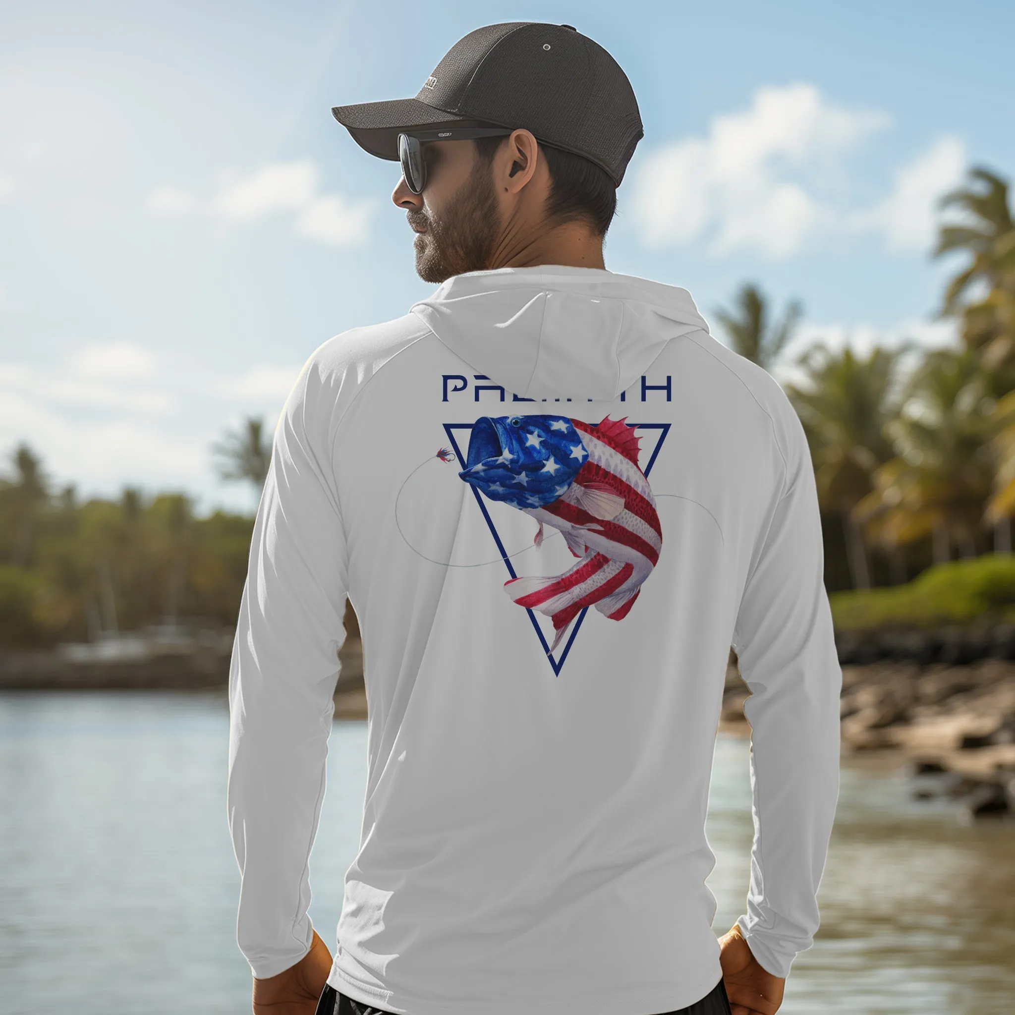 Men Long Sleeve Hoody UPF 50  Shirts