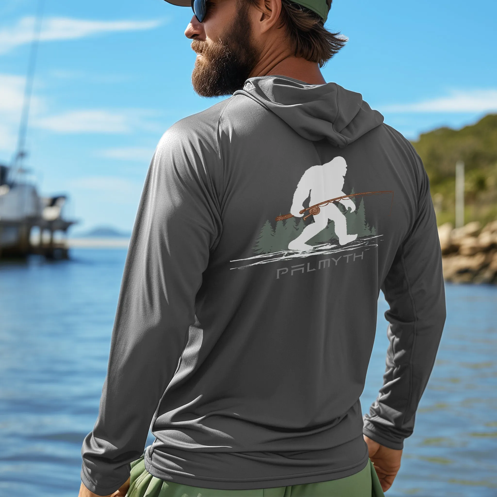 Men Long Sleeve Hoody UPF 50  Shirts