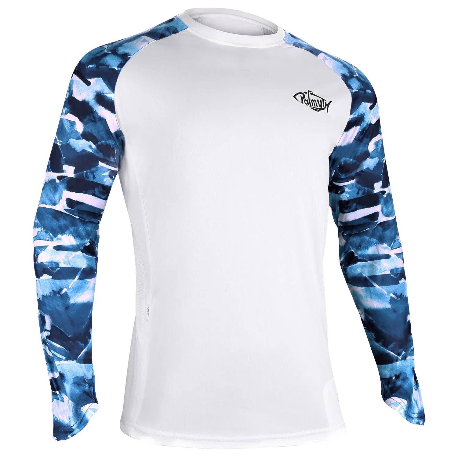 Men Long Sleeve Shirts with Pocket UPF 50 