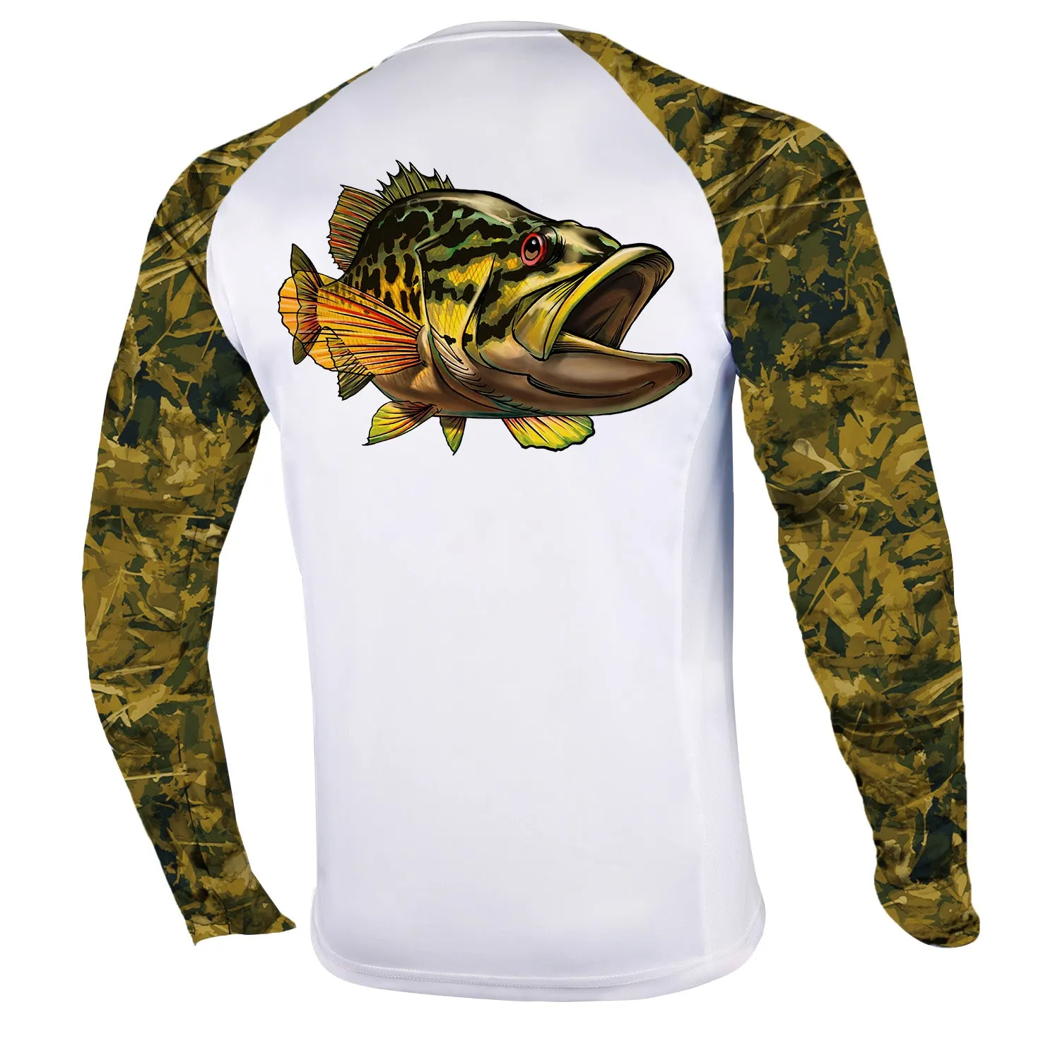 Men Long Sleeve Shirts with Pocket UPF 50 