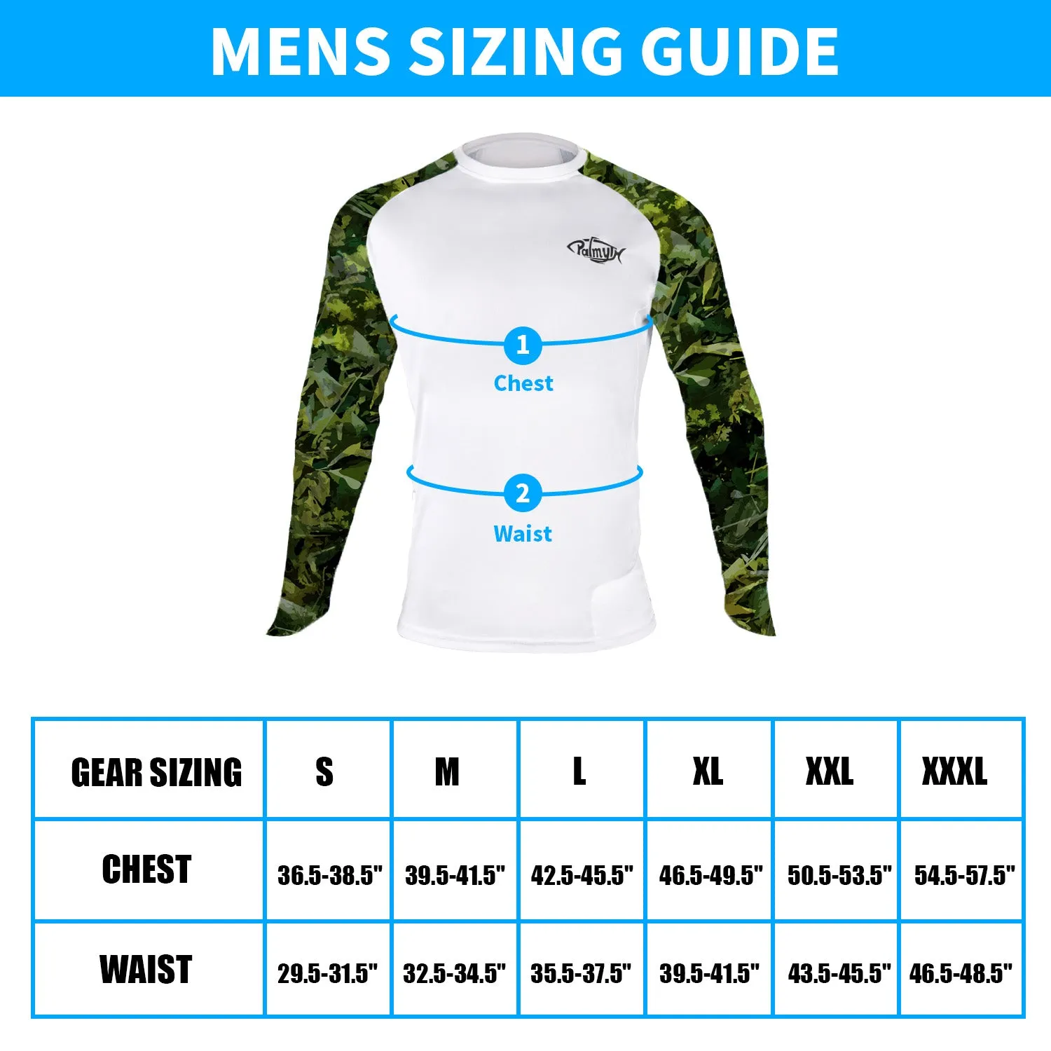 Men Long Sleeve Shirts with Pocket UPF 50 