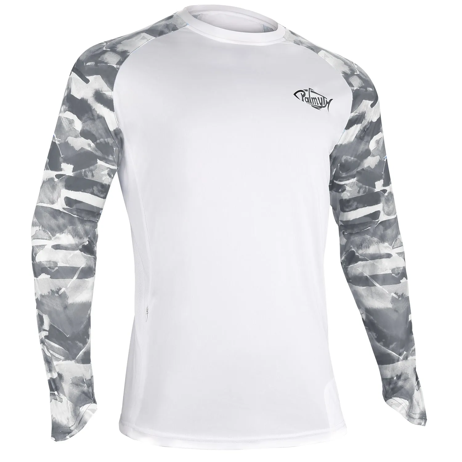 Men Long Sleeve Shirts with Pocket UPF 50 