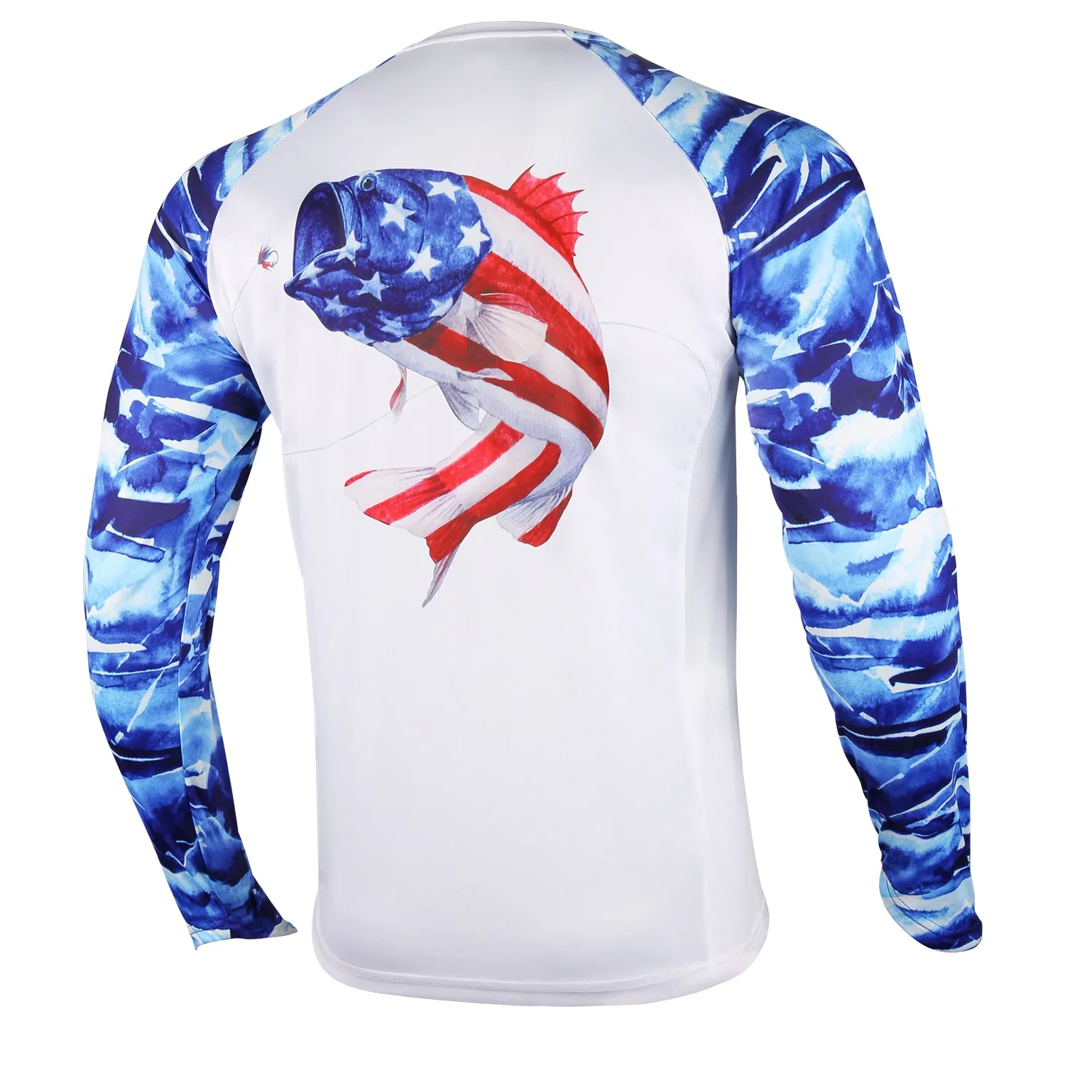 Men Long Sleeve Shirts with Pocket UPF 50 