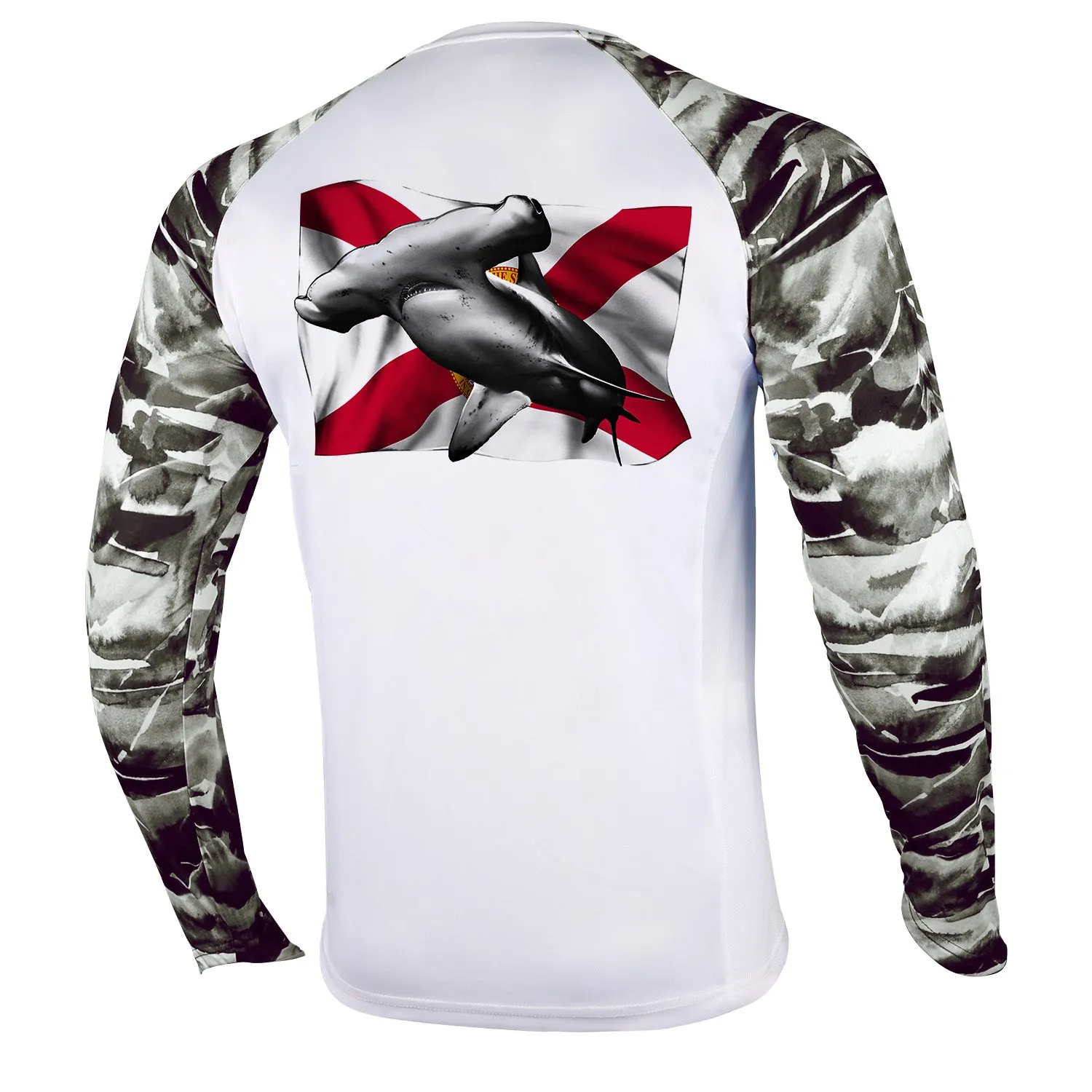 Men Long Sleeve Shirts with Pocket UPF 50 