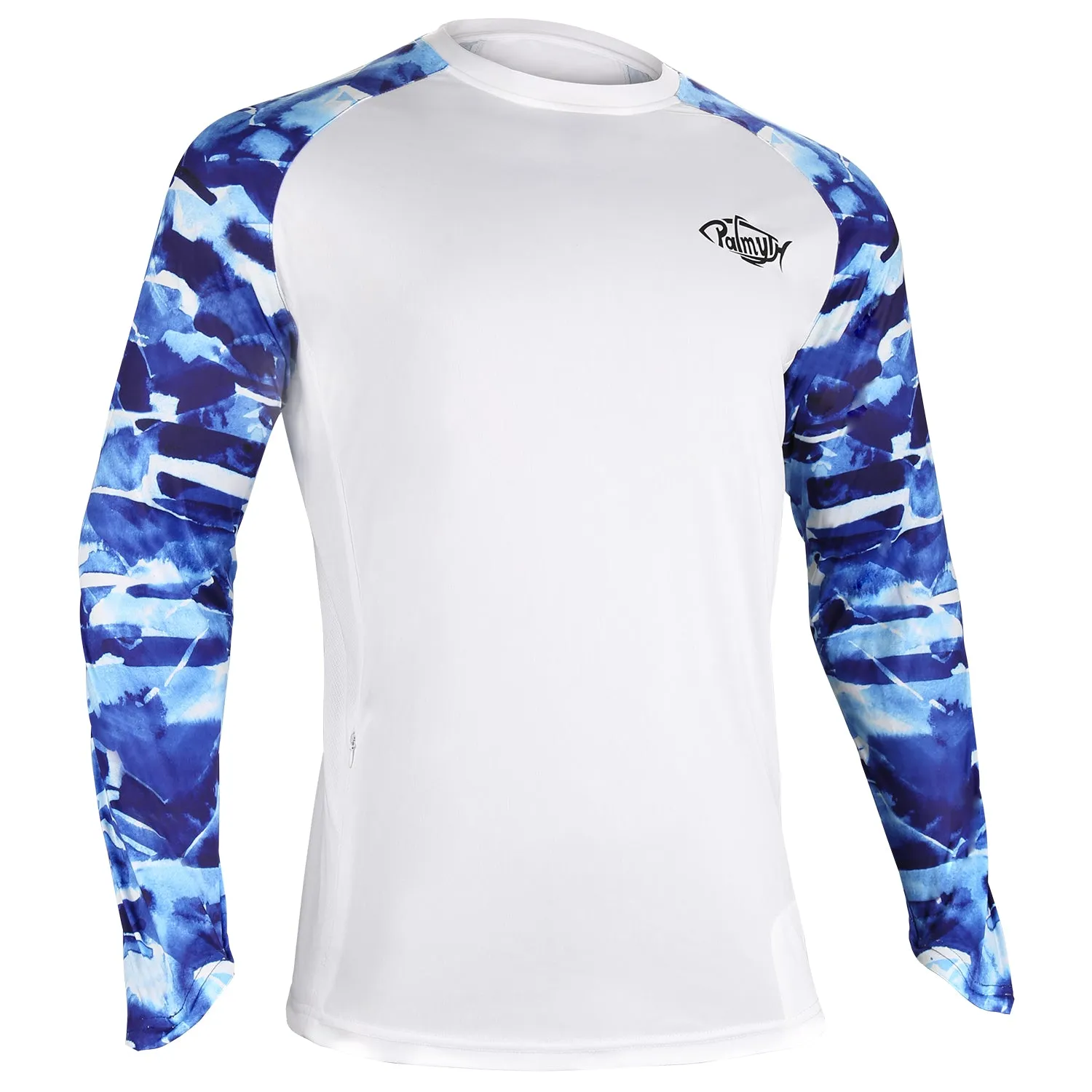 Men Long Sleeve Shirts with Pocket UPF 50 