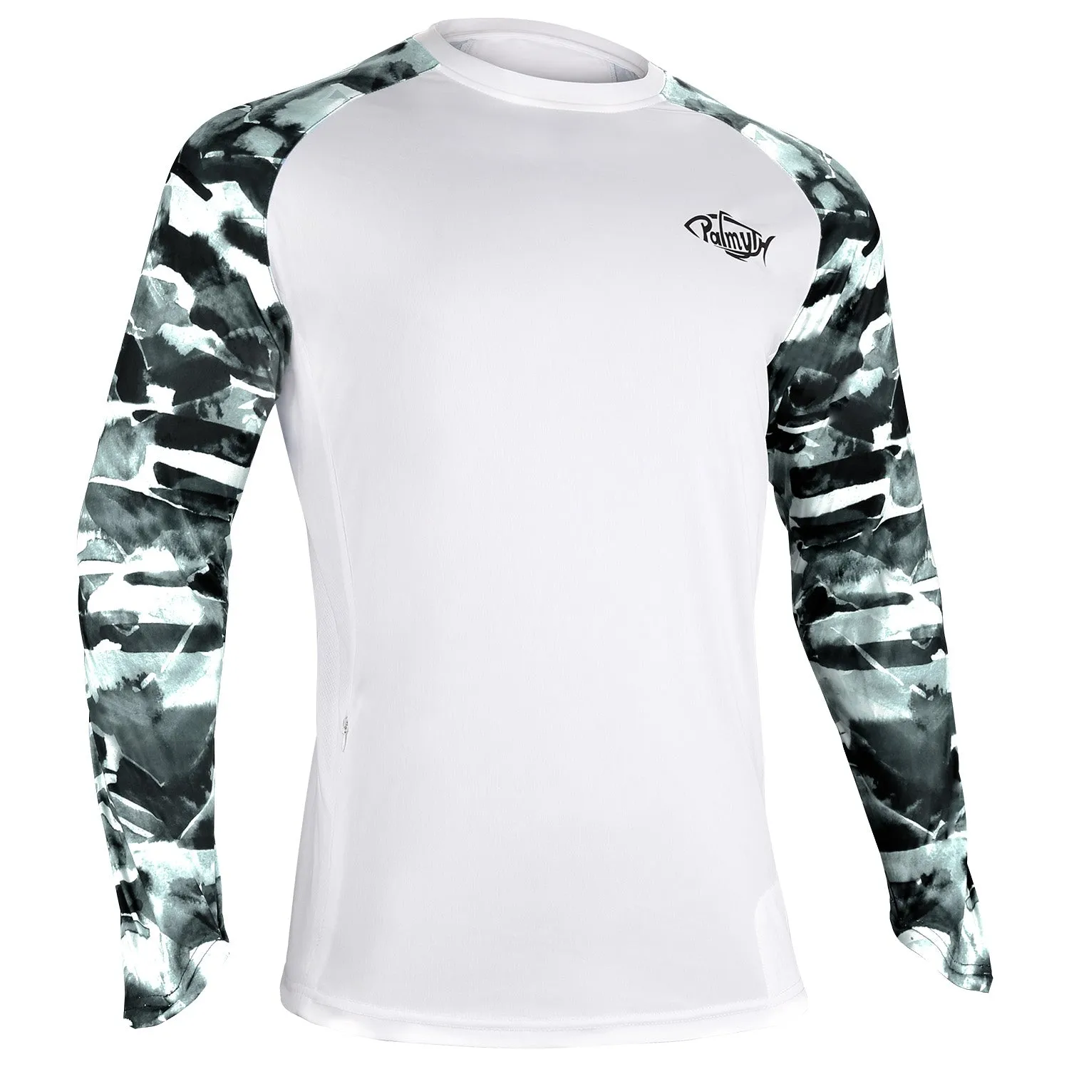 Men Long Sleeve Shirts with Pocket UPF 50 