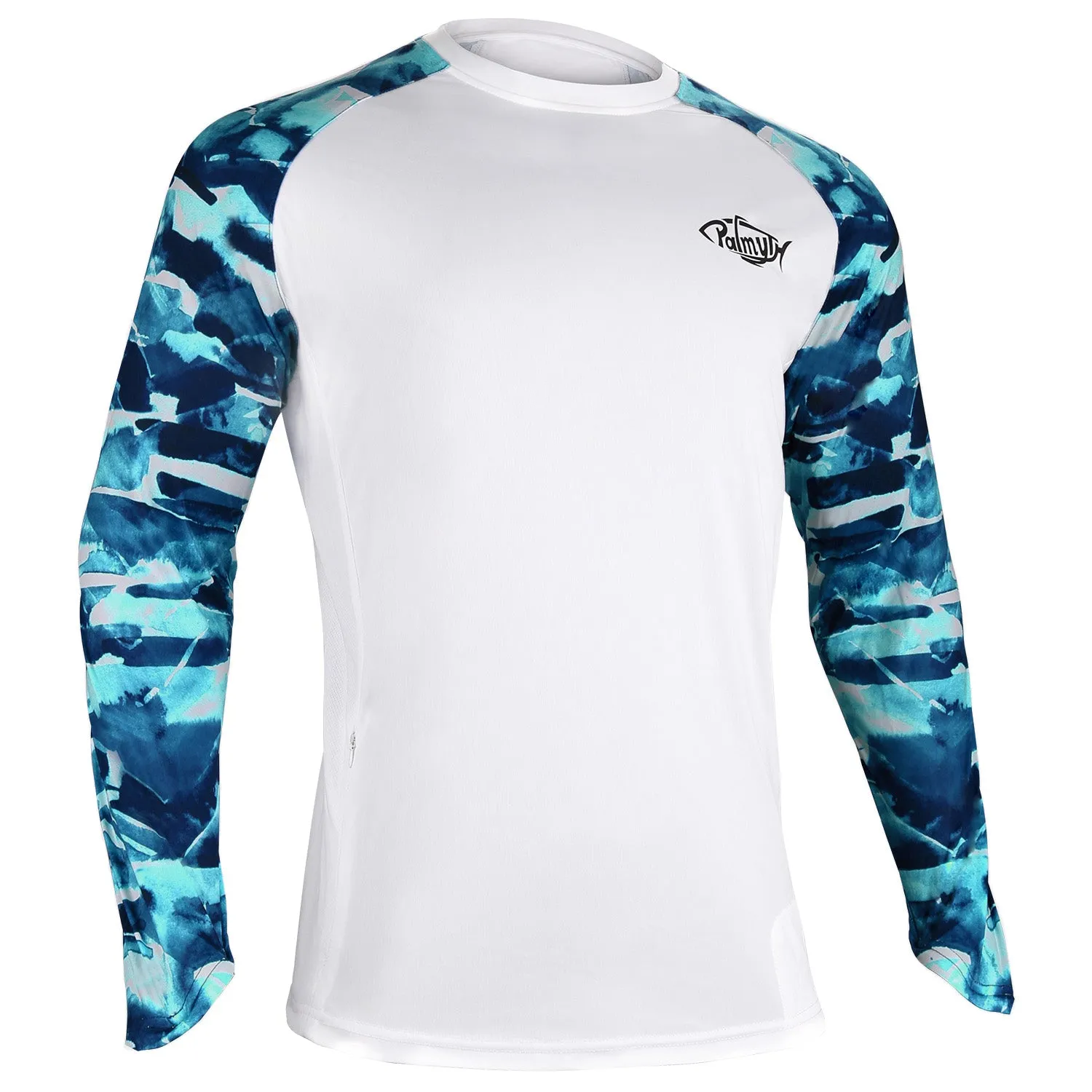 Men Long Sleeve Shirts with Pocket UPF 50 
