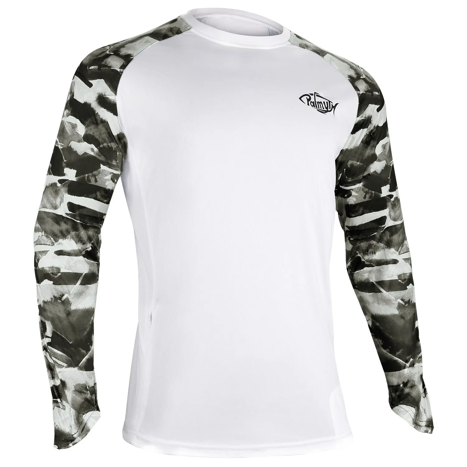 Men Long Sleeve Shirts with Pocket UPF 50 