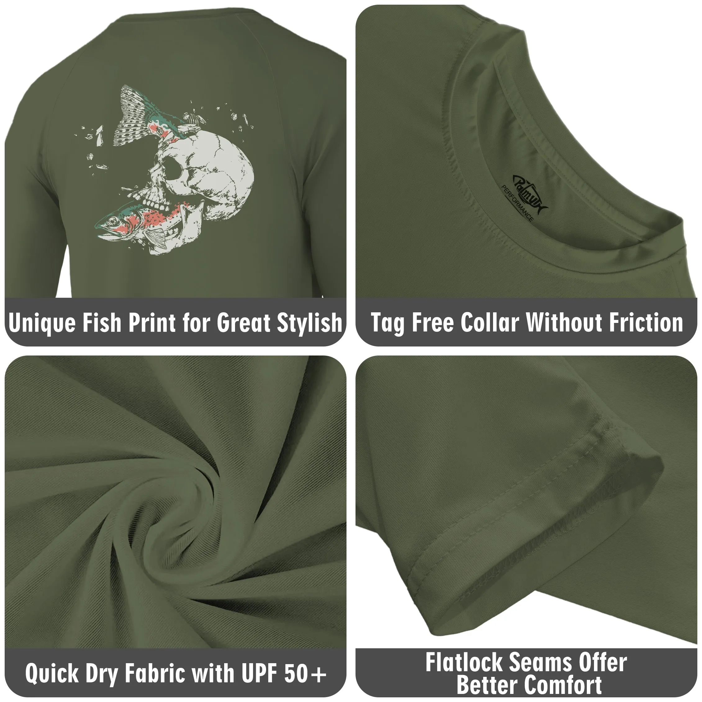 Men Long Sleeve UPF 50  Shirts