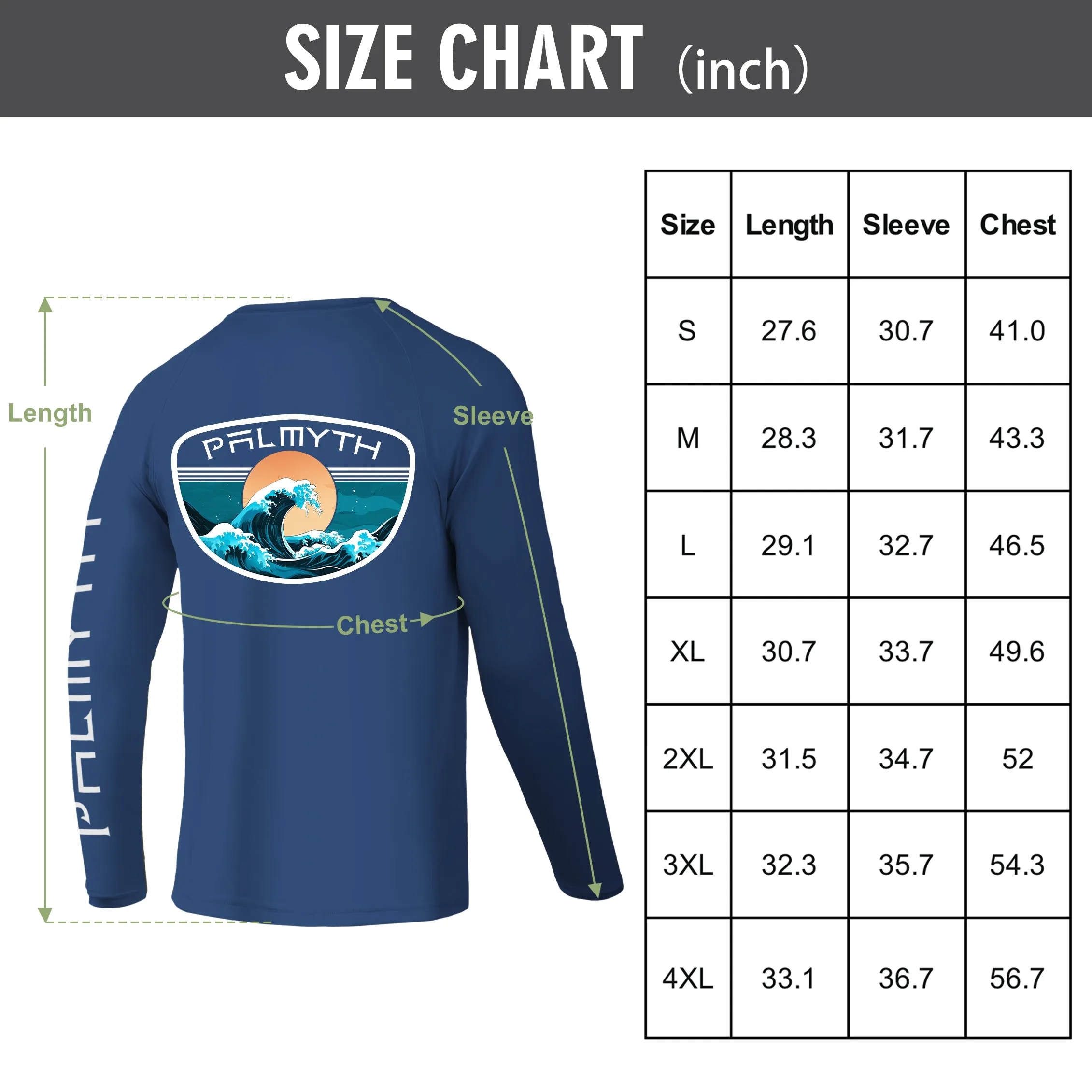 Men Long Sleeve UPF 50  Shirts