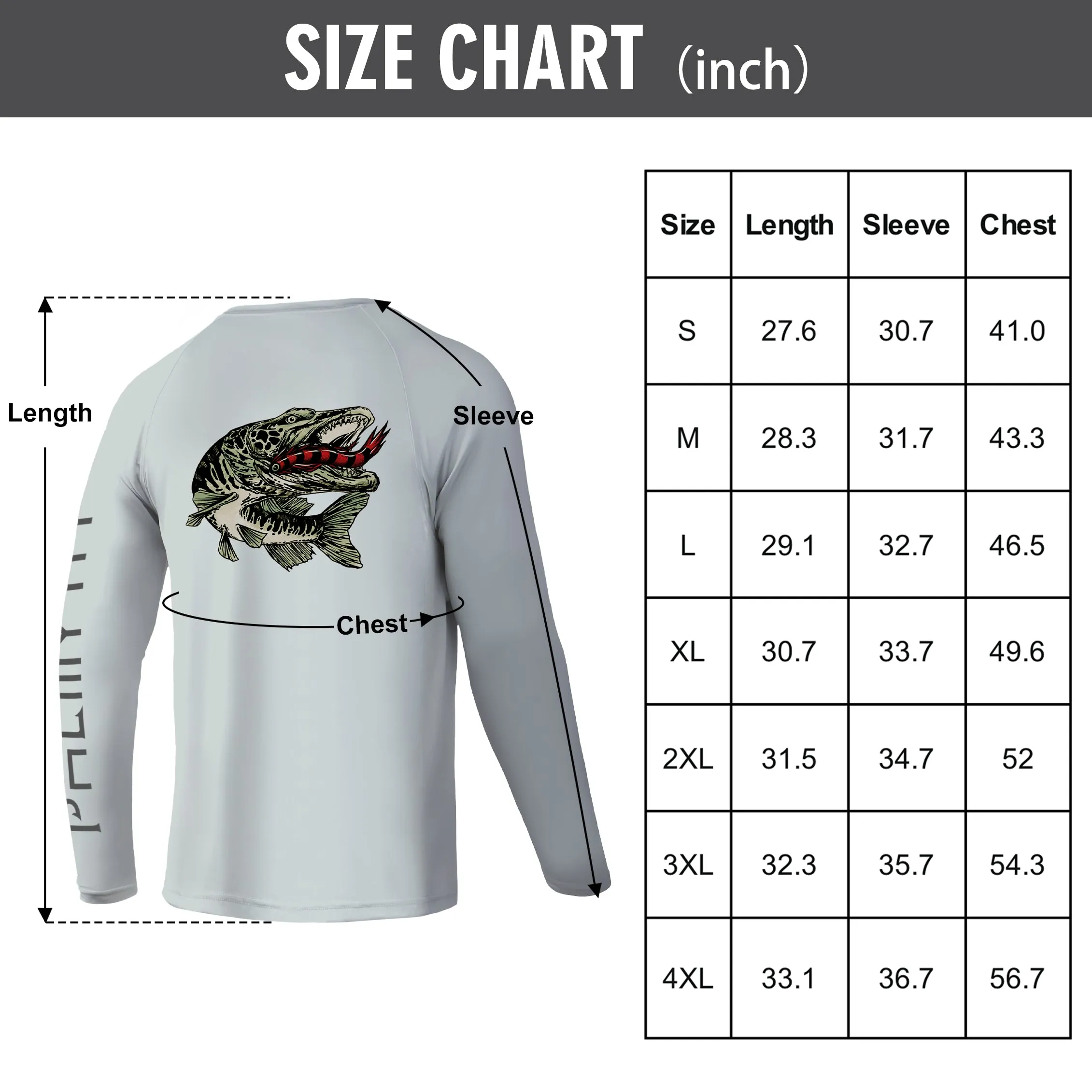 Men Long Sleeve UPF 50  Shirts