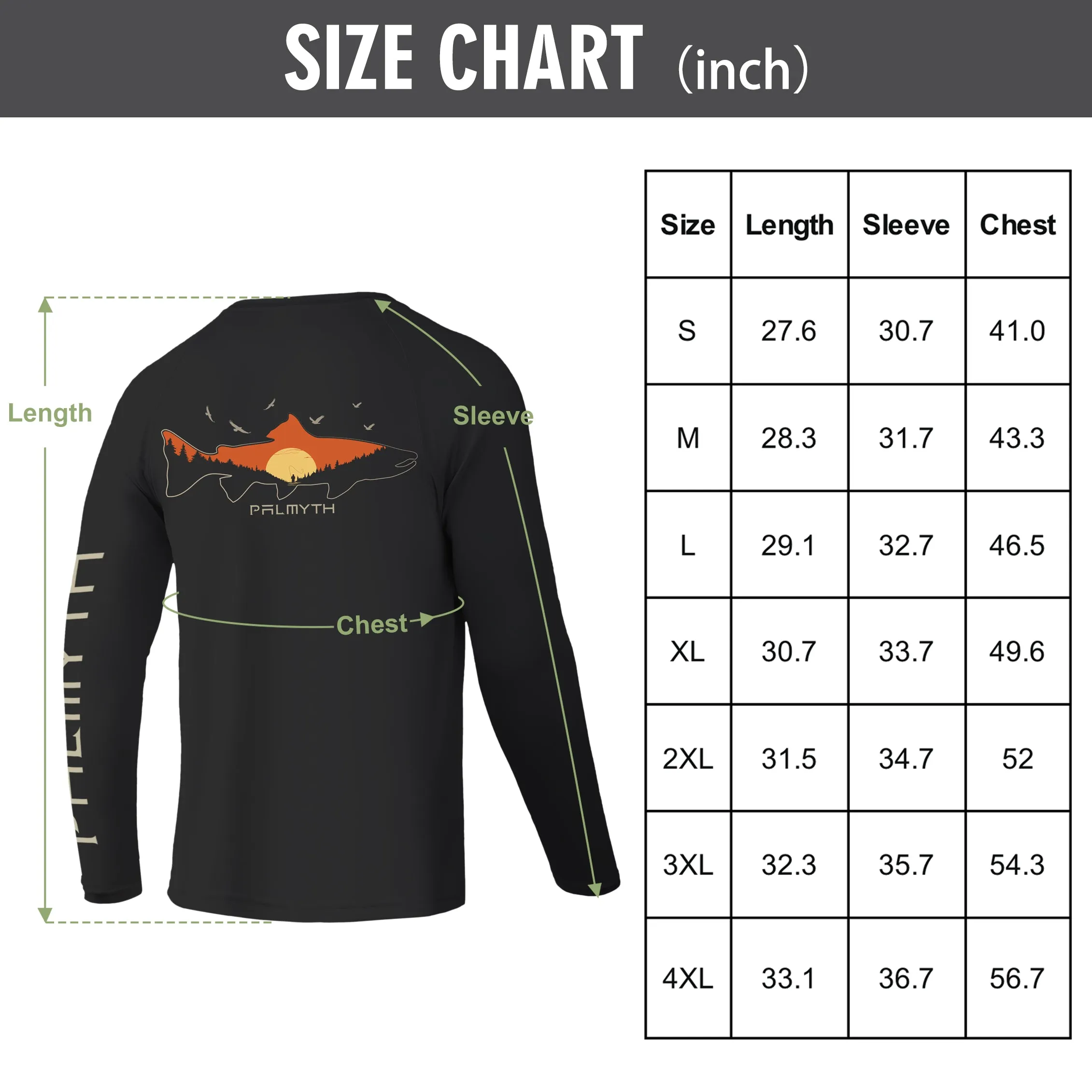 Men Long Sleeve UPF 50  Shirts