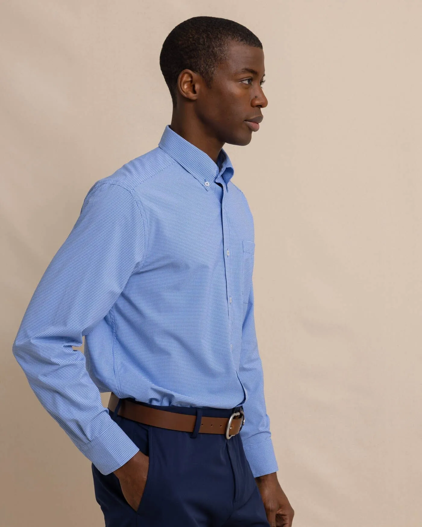 Micro Gingham brrr°® Intercoastal Sport Shirt