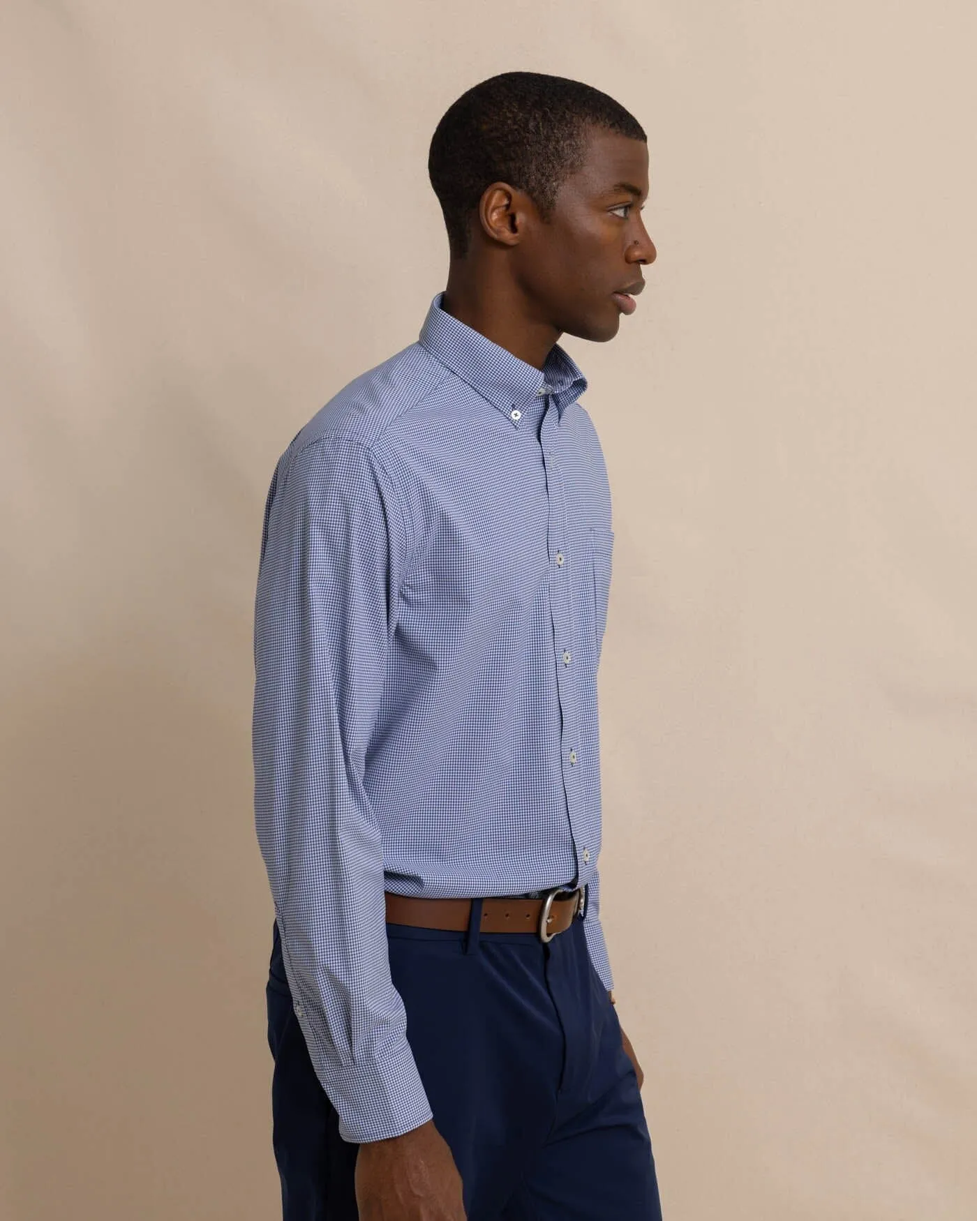 Micro Gingham brrr°® Intercoastal Sport Shirt