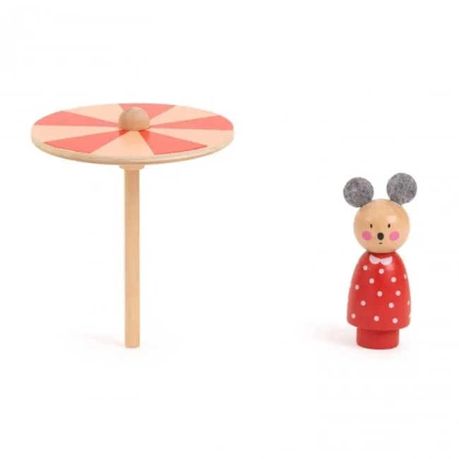 Moulin Roty grande famille ice cream delivery tricycle
