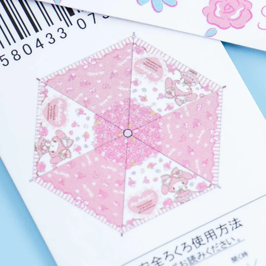 My Melody Spring Blooms Portable Foldable Umbrella