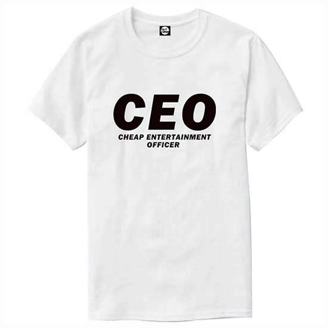 Nutcase Designer Round Neck Men's T-Shirt Wrinkle-Free Poly Cotton Tees - CEO