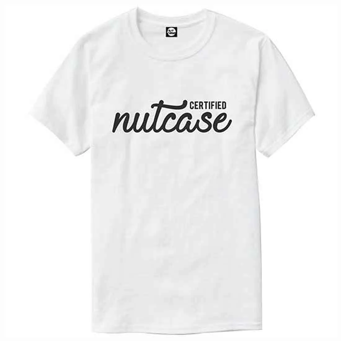 Nutcase Designer Round Neck Men's T-Shirt Wrinkle-Free Poly Cotton Tees - Certified